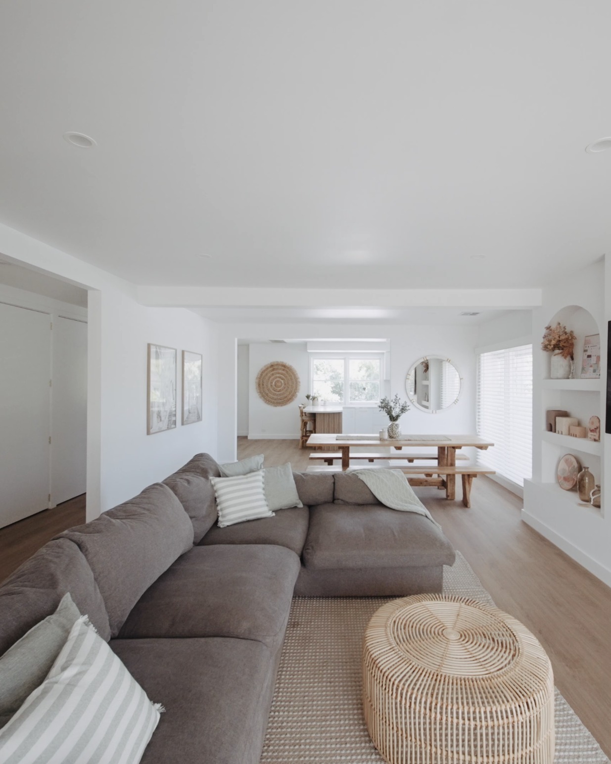 Inspecting a professionally presented Laneway property interior